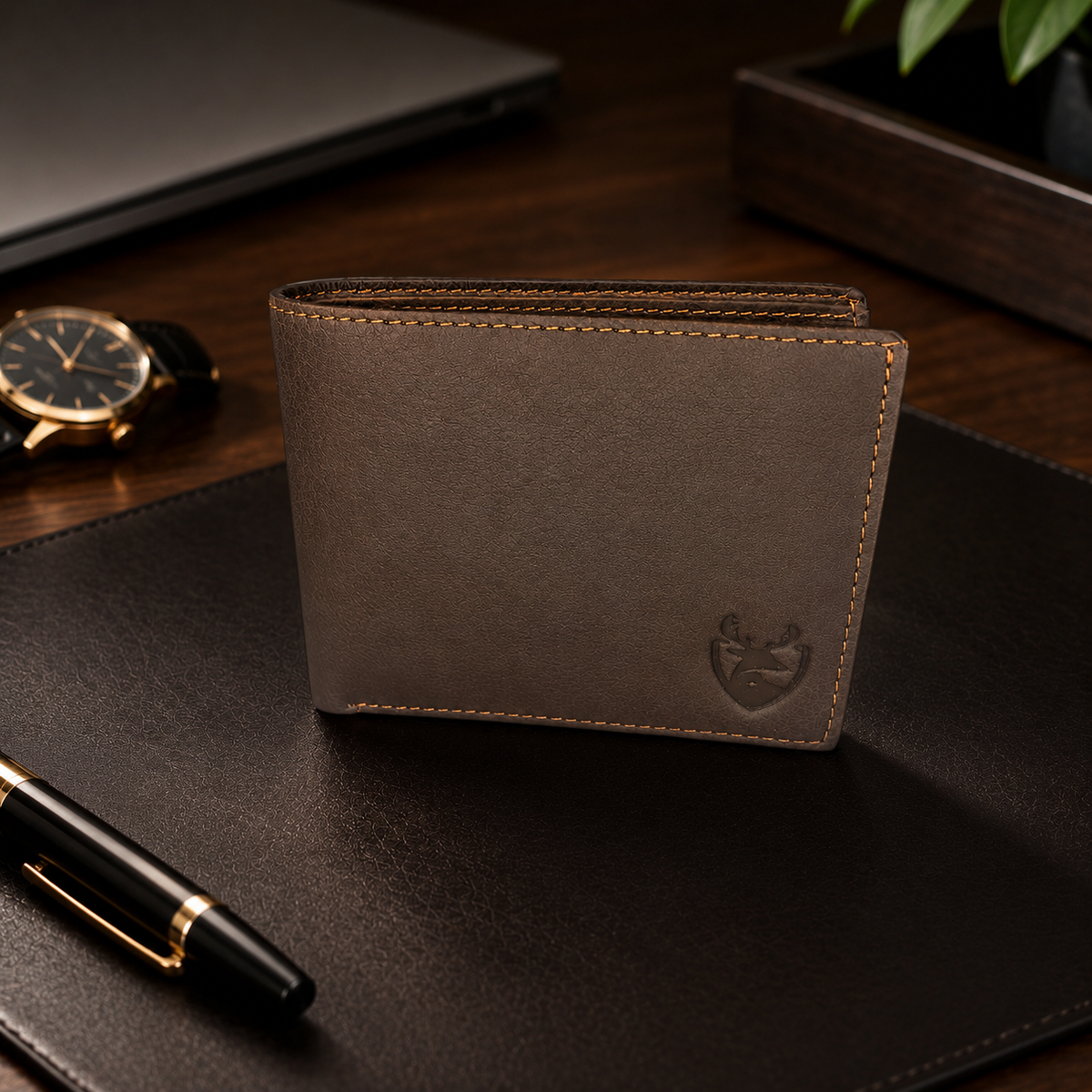 Heritage Premium Leather Bi-Fold Wallet For Men