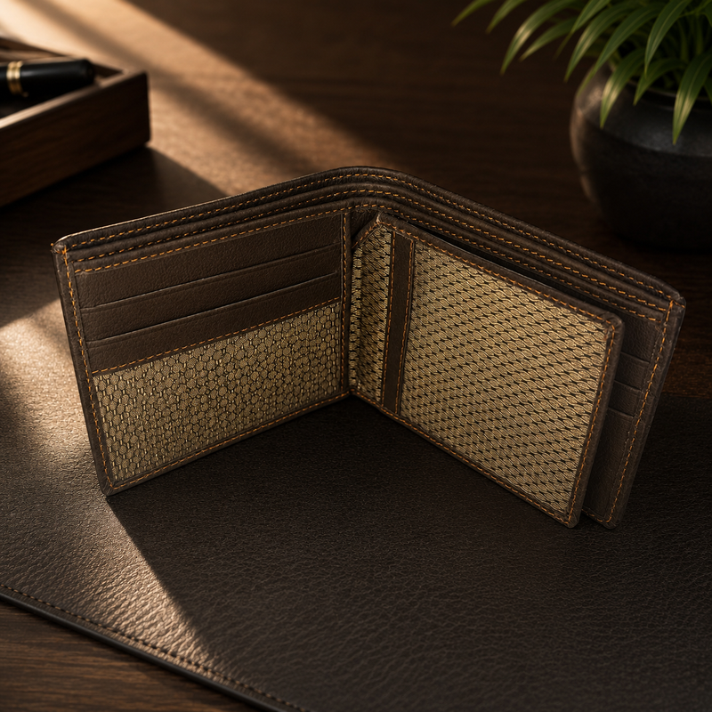 Heritage Premium Leather Bi-Fold Wallet For Men 2