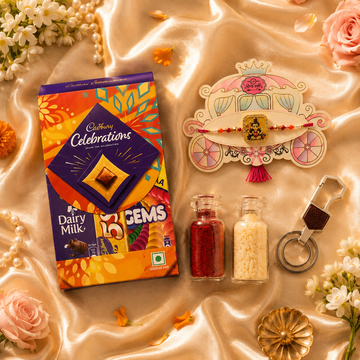 Premium Lord Shiva Rakhi Gift Combo for Brother