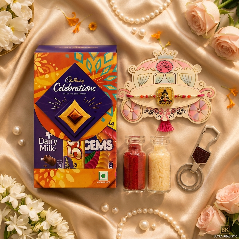 Premium Lord Shiva Rakhi Gift Combo for Brother 4