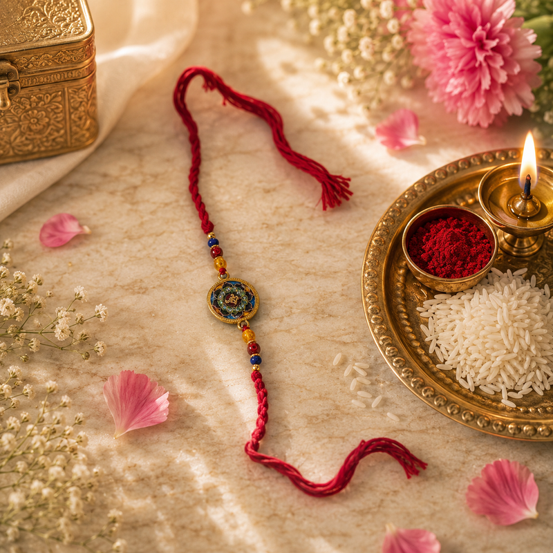 Shree Ganesha Divine Blessings Premium Rakhi for Brother 2