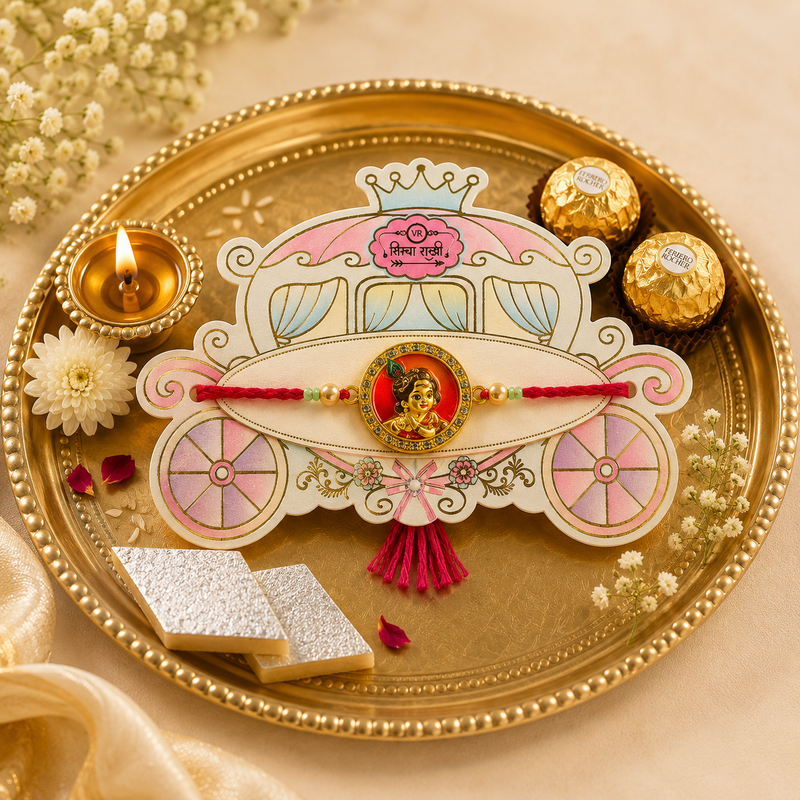 Shree Kanha Divine Blessings Rakhi for Brother 1