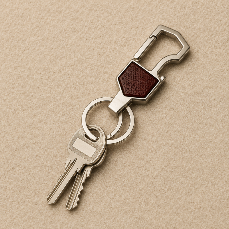 Urban Edge Premium Metal Carabiner Key Rings for Men 2