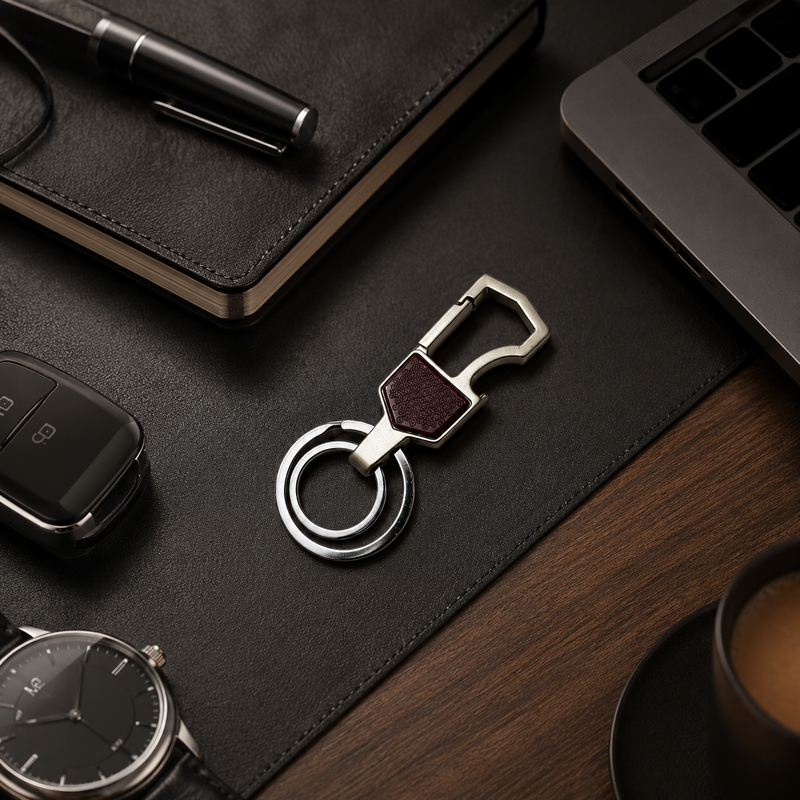 Urban Edge Premium Metal Carabiner Key Rings for Men 1