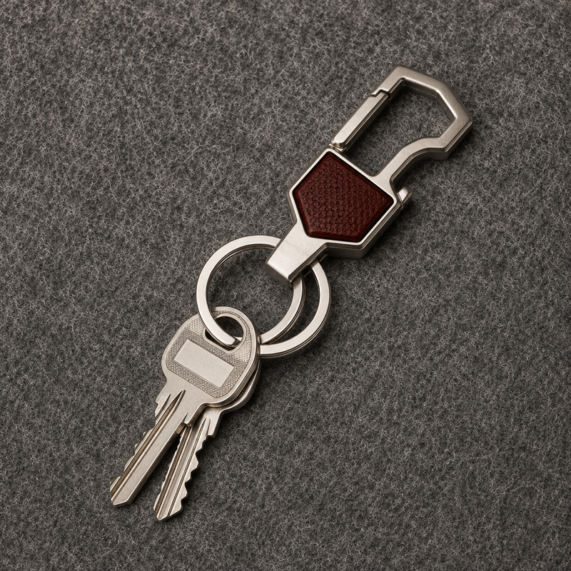 Urban Edge Premium Metal Carabiner Key Rings for Men 4