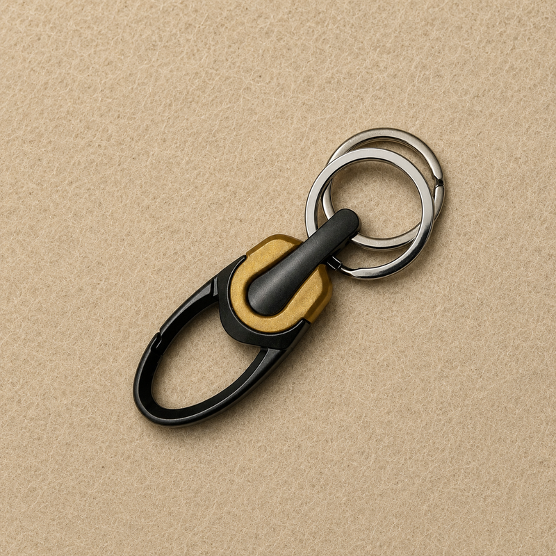 UrbanForge Premium Heavy Duty Metal Key Ring for Men 3