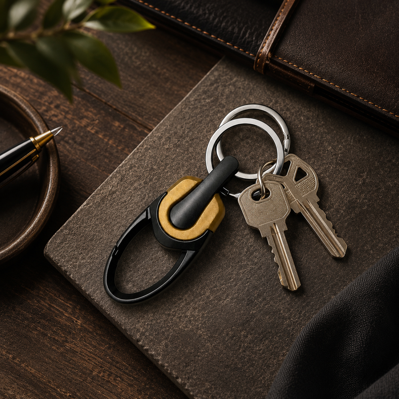 UrbanForge Premium Heavy Duty Metal Key Ring for Men 2