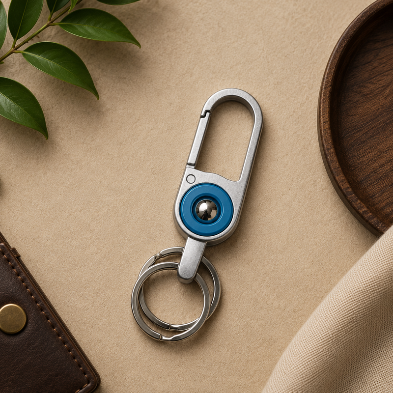 Urban Glide Premium 360° Rotating Metal Car Key Ring for Men 1