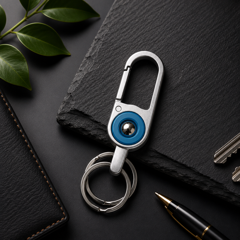 Urban Glide Premium 360° Rotating Metal Car Key Ring for Men 2